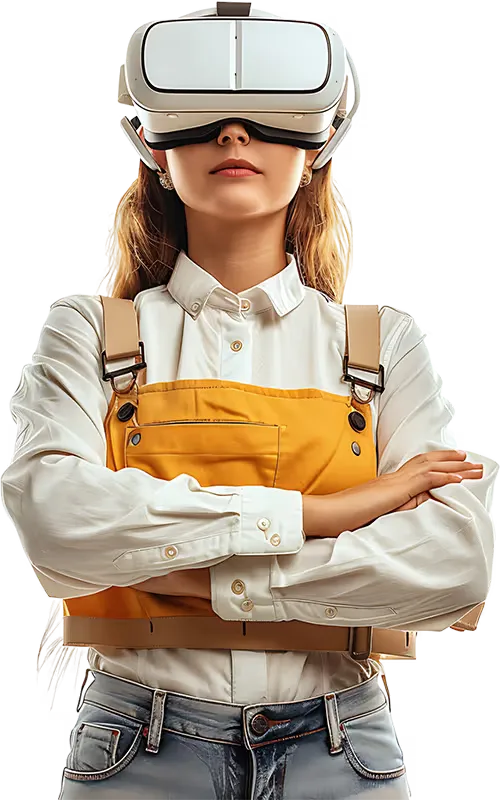 Formation VR - Personne avec casque VR